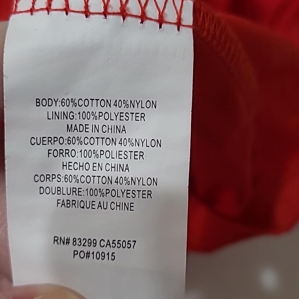 Tiana B women's red off-the-shoulder dress size 12 - Picture 5 of 9